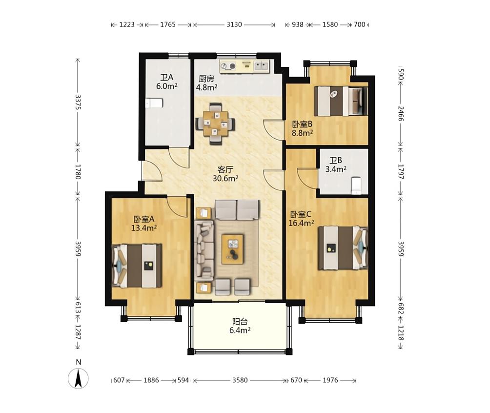 整租·长新公寓(北区)